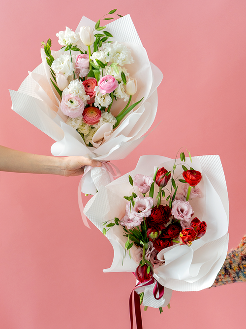 Valentine's Sweet Heart Posy Bouquet