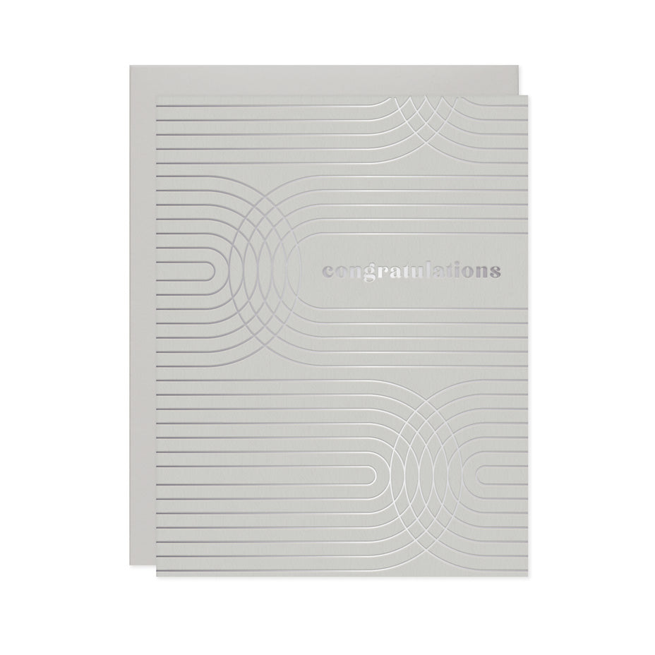 Congratulations Arches - Greeting Card