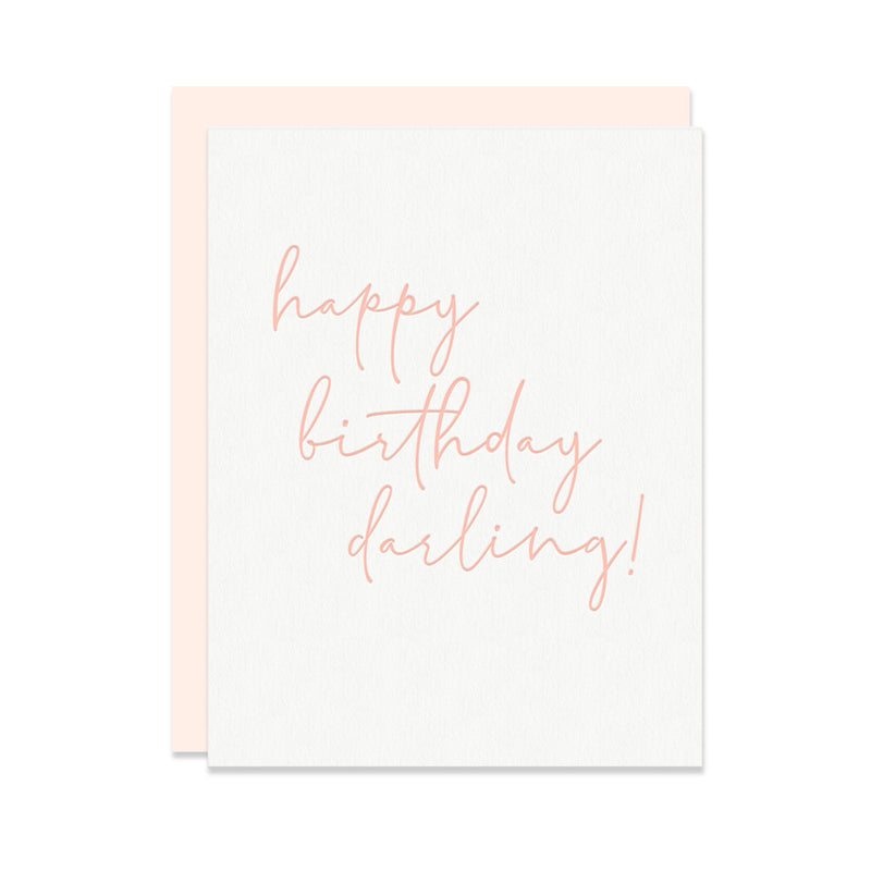 Happy Birthday Darling - Greeting Card